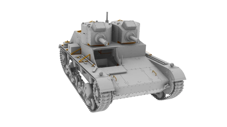 Czołg dwuwieżowy 7TP early 35071 IBG