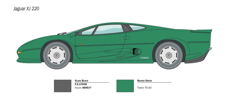 Jaguar XJ220 3631 Italeri