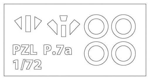 Samolot PZL P.7A 70007 Arma Hobby