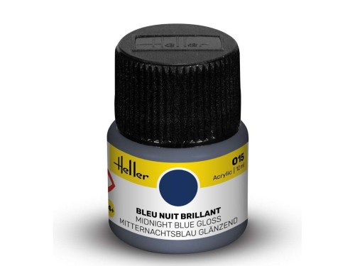 Farba akrylowa 015 Midnight blue gloss 9015 Heller