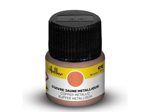 Farba akrylowa 012 Copper metallic 9012 Heller