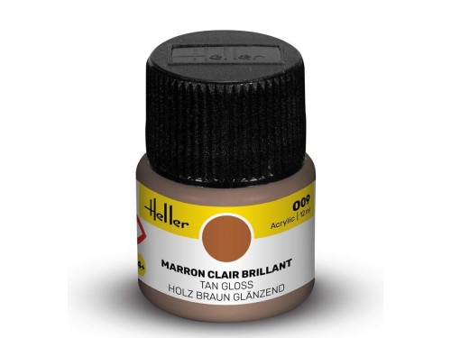 Farba akrylowa 009 Tan gloss 9009 Heller