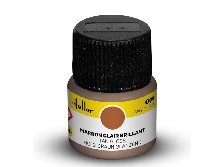 Farba akrylowa 009 Tan gloss 9009 Heller