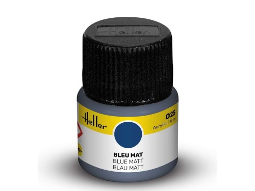 Farba akrylowa 025 Blue matt 9025 Heller