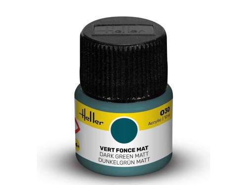 Farba akrylowa 030 Dark green matt 9030 Heller