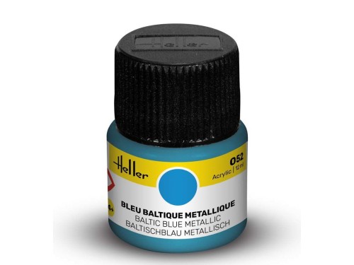 Farba akrylowa 052 Baltic blue metallic 9052 Heller