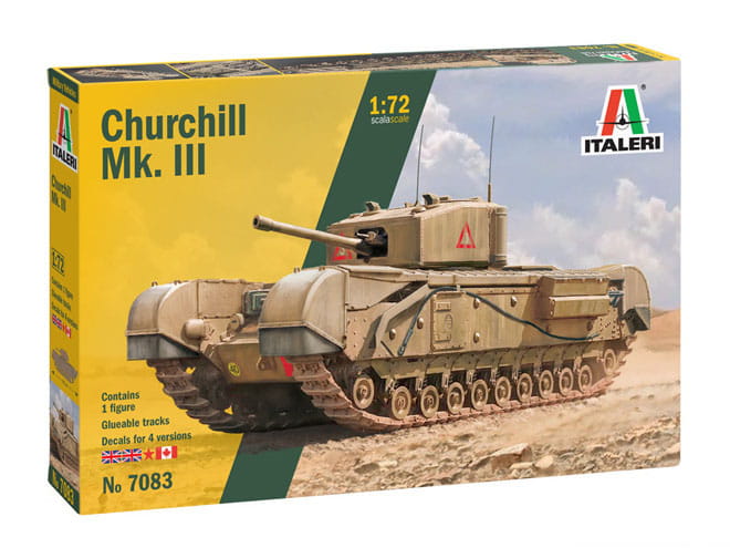 Czołg Churchill Mk.III 7083 Italeri