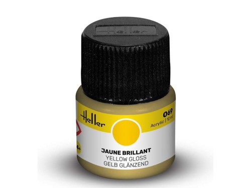 Farba akrylowa 069 Yellow gloss 9069 Heller