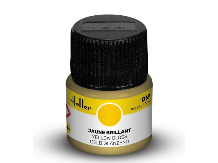 Farba akrylowa 069 Yellow gloss 9069 Heller