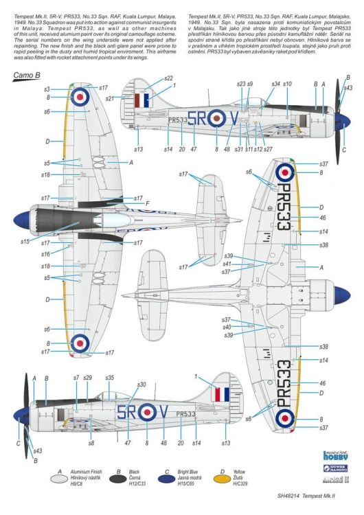 Samolot Hawker Tempest Mk.II SH48214 Special Hobby