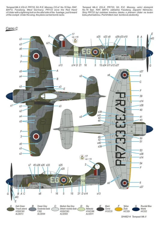 Samolot Hawker Tempest Mk.II SH48214 Special Hobby