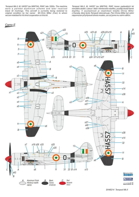 Samolot Hawker Tempest Mk.II SH48214 Special Hobby