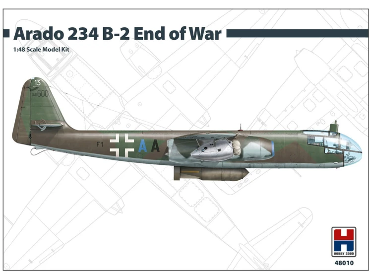 Samolot Arado Ar 234 B-2 End of War 48010 Hobby 2000