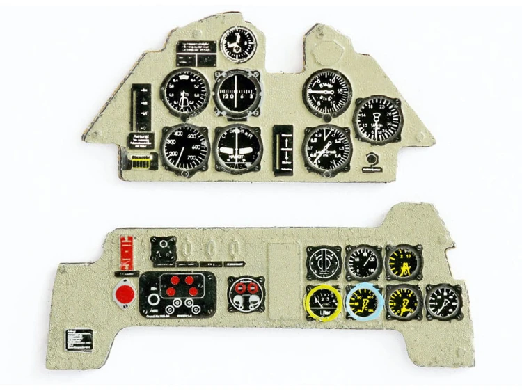 Fototrawiona tablica przyrządów do Bf109 B YMA4846 Yahu