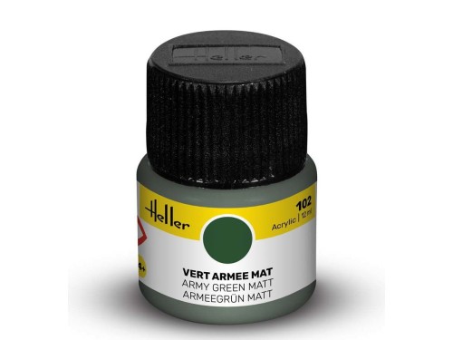 Farba akrylowa 102 Army green matt 9102 Heller