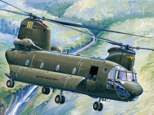 Śmigłowiec CH-47A Chinook 81772 Hobby Boss