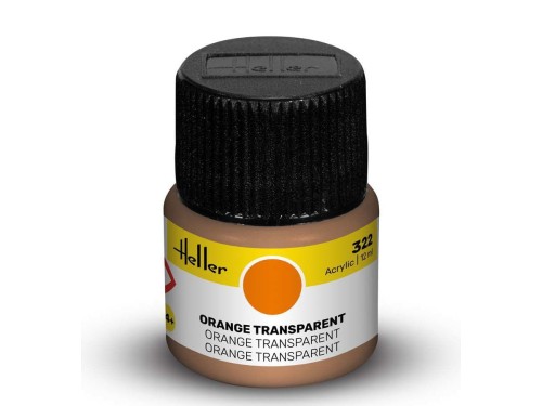 Farba akrylowa 322 Orange transparent 9322 Heller