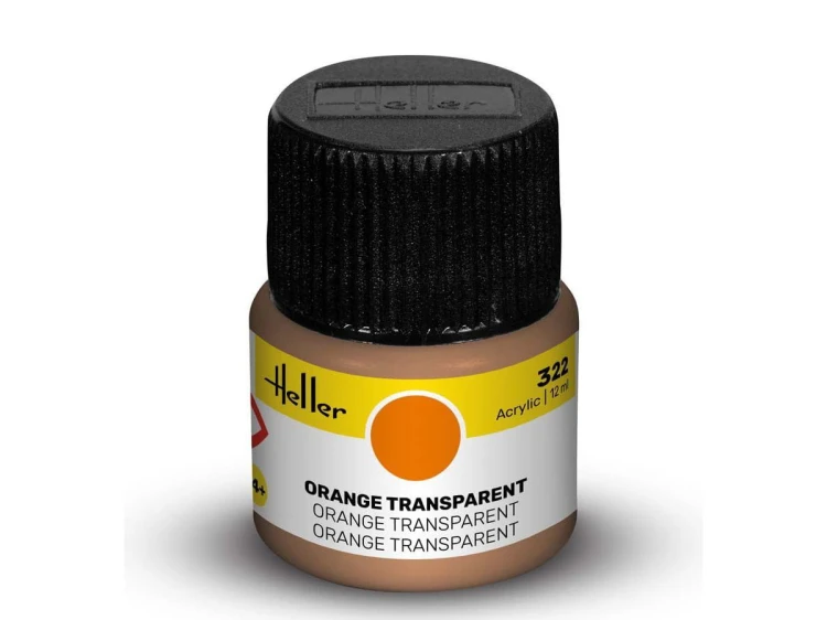 Farba akrylowa 322 Orange transparent 9322 Heller