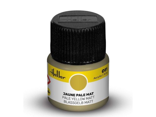 Farba akrylowa 081 Pale yellow matt 9081 Heller