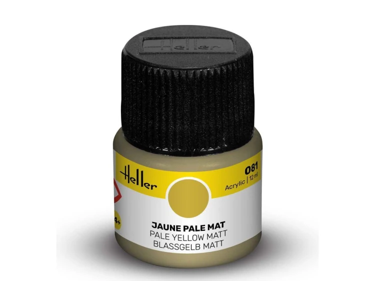 Farba akrylowa 081 Pale yellow matt 9081 Heller