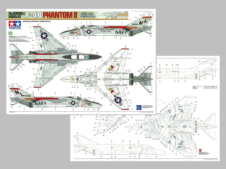 Samolot McDonnell Douglas F-4B Phantom II 61121 Tamiya