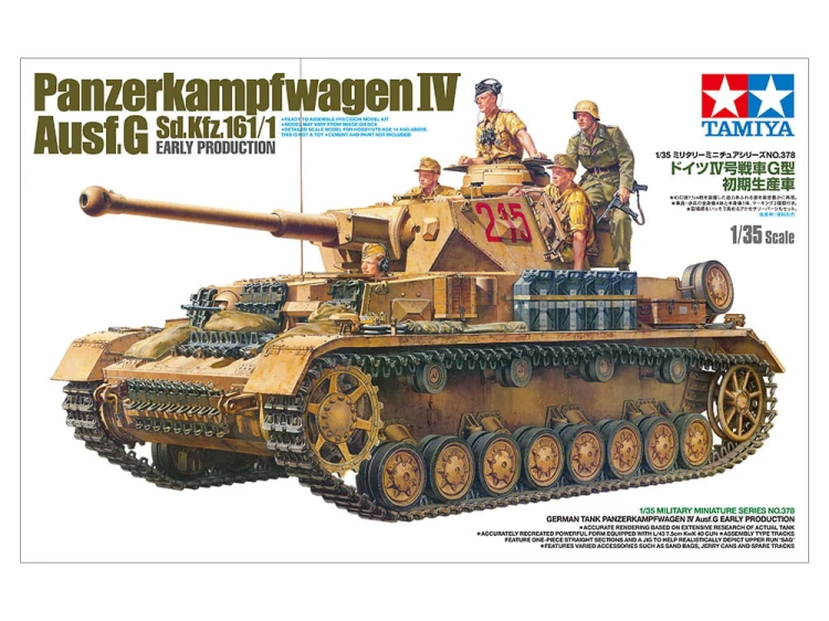 Czołg PzKpfw IV Ausf.G Early 35378 Tamiya