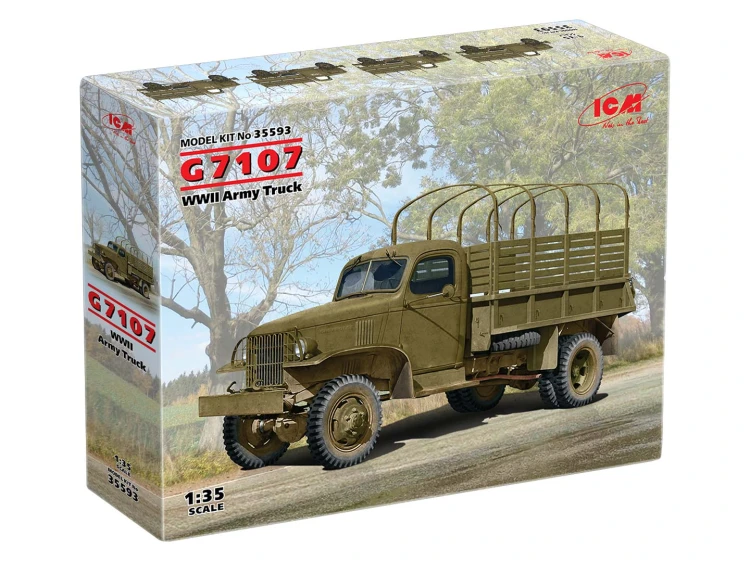 Ciężarówka wojskowa Chevrolet G7107 35593 ICM