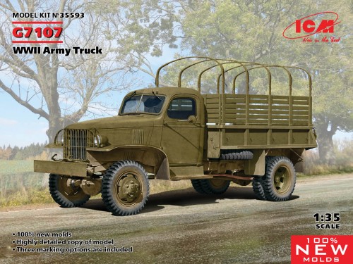 Ciężarówka wojskowa Chevrolet G7107 35593 ICM