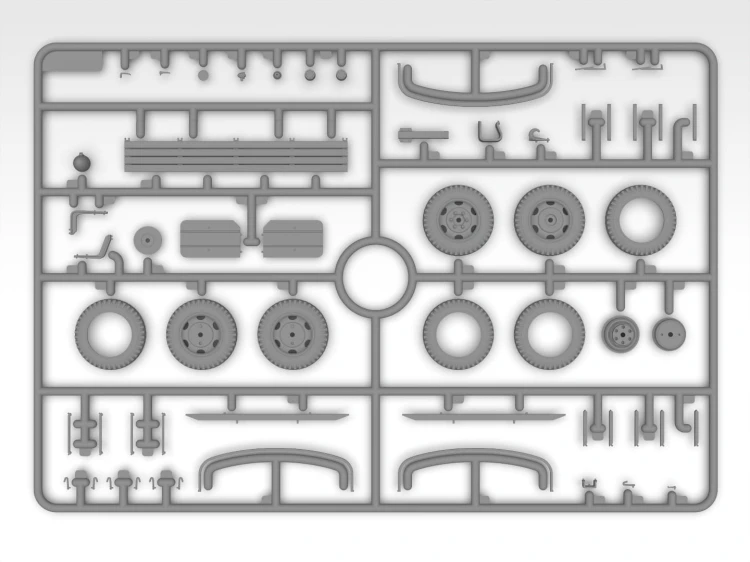 Ciężarówka wojskowa Chevrolet G7107 35593 ICM
