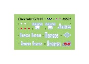 Ciężarówka wojskowa Chevrolet G7107 35593 ICM