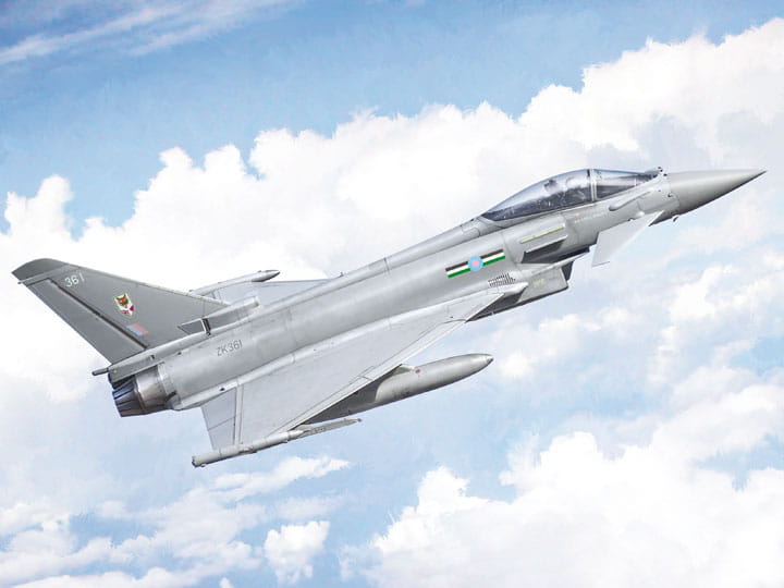 Samolot Eurofighter Typhoon EF-2000 1457 Italeri