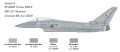Samolot Eurofighter Typhoon EF-2000 1457 Italeri