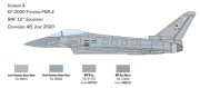Samolot Eurofighter Typhoon EF-2000 1457 Italeri