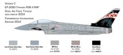 Samolot Eurofighter Typhoon EF-2000 1457 Italeri