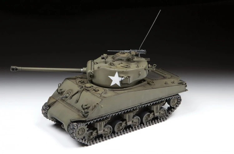 Czołg M4A3 (76) W Sherman 76mm 3676 Zvezda