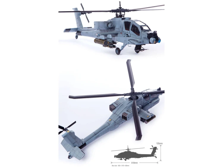 Śmigłowiec Hughes AH-64A Apache 12129 Academy