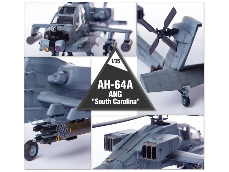 Śmigłowiec Hughes AH-64A Apache 12129 Academy
