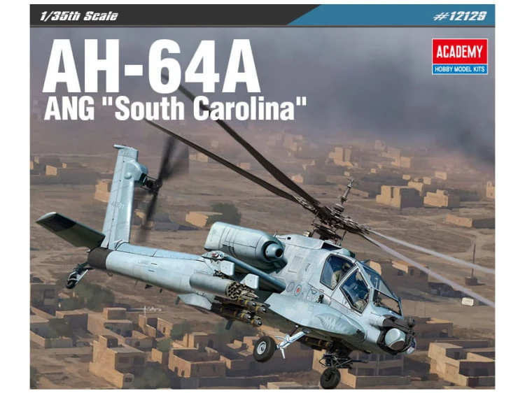 Śmigłowiec Hughes AH-64A Apache 12129 Academy