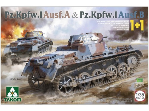 Czołg PzKpfw I Ausf.A i Ausf.B 2145 Takom