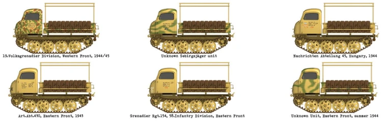 Ciągnik Steyr Raupenschlepper Ost RSO/01 DW35026 Das Werk