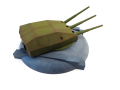 Fort w Austratt wieża 28cm Caesar UA72344 Modelcollect
