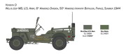 Samochód wojskowy Willys MB Jeep 3635 Italeri