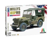 Samochód wojskowy Willys MB Jeep 3635 Italeri