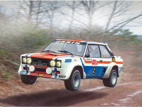 Fiat 131 Abarth 1977 Sanremo Rally 3621 Italeri