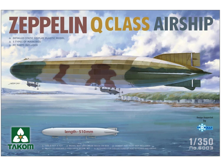 Sterowiec Zeppelin Q Class Airship 6003 Takom