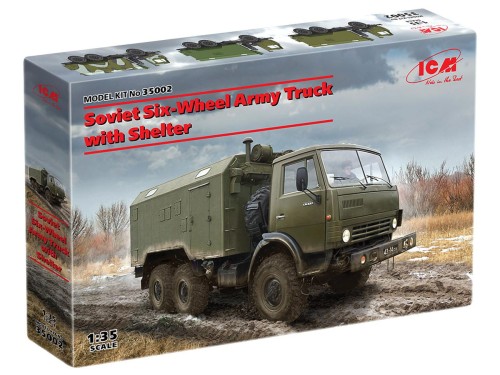 Ciężarówka wojskowa KamAZ-4320D 35002 ICM