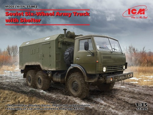 Ciężarówka wojskowa KamAZ-4320D 35002 ICM