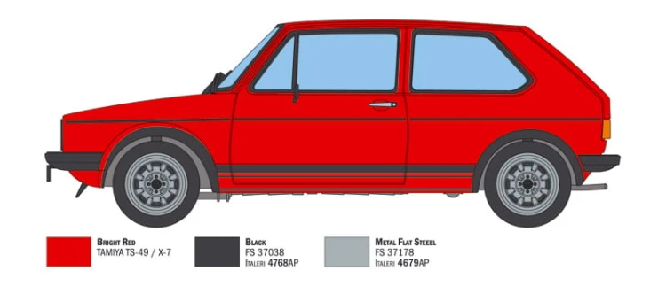 VW Volkswagen Golf I GTI 3622 Italeri