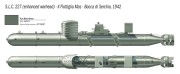 Torpeda wolnobieżna S.L.C. Maiale 5621 Italeri