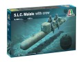 Torpeda wolnobieżna S.L.C. Maiale 5621 Italeri